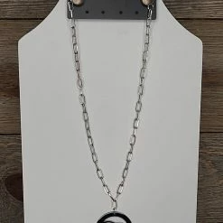 The Sparkling Spur The Charlie Necklace Black/Silver