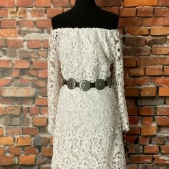 Brontë Dress With Open Lace Bell Sleeves TIFFIANY'S CLOSET