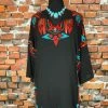 Hot Sale π Roja Sheer Black Tunic With Bold Colored Embroidery TIFFIANY'S CLOSET β¨ 1 Roja Sheer Black Tunic With Bold Colored Embroidery TIFFIANY'S CLOSET