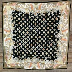 The Sparkling Spur Hats/Headbands/Scarves/Gloves Black And Beige Swan Scarf