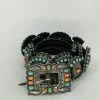 A. CADMAN Green Turquoise & Coral Belt