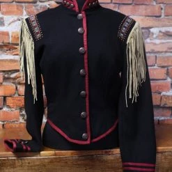 Double D Ranch Wear Wool Band Style Jacket