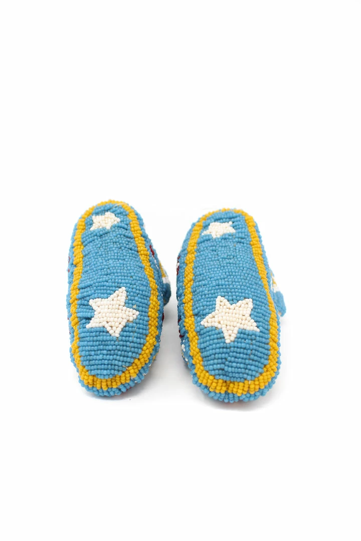 Hot Sale ๐ The Sparkling Spur Lakota Style Fully Beaded Baby Moccasins ๐งจ 9 The Sparkling Spur Lakota Style Fully Beaded Baby Moccasins