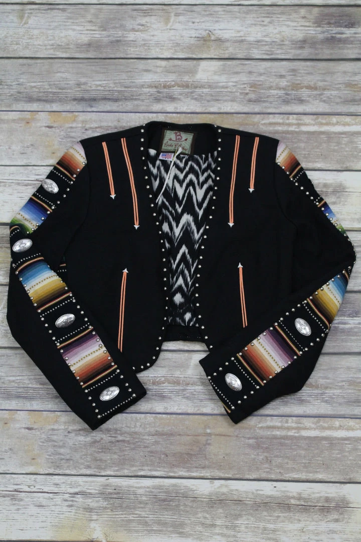 Outlet 🎁 Rockin B Clothing Jackets Silver Queen Concho Jacket ✔️ 6 Rockin B Clothing Jackets Silver Queen Concho Jacket