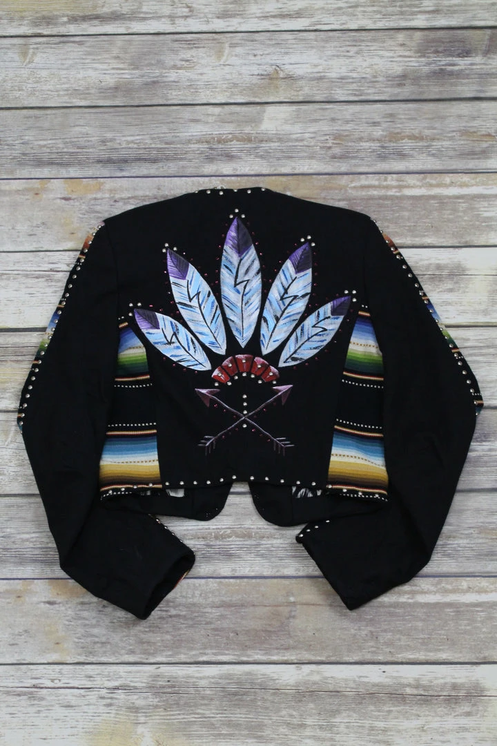 Outlet 🎁 Rockin B Clothing Jackets Silver Queen Concho Jacket ✔️ 4 Rockin B Clothing Jackets Silver Queen Concho Jacket