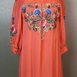 Vintage Collection Tunic With Embroidered Flowers TIFFIANY'S CLOSET