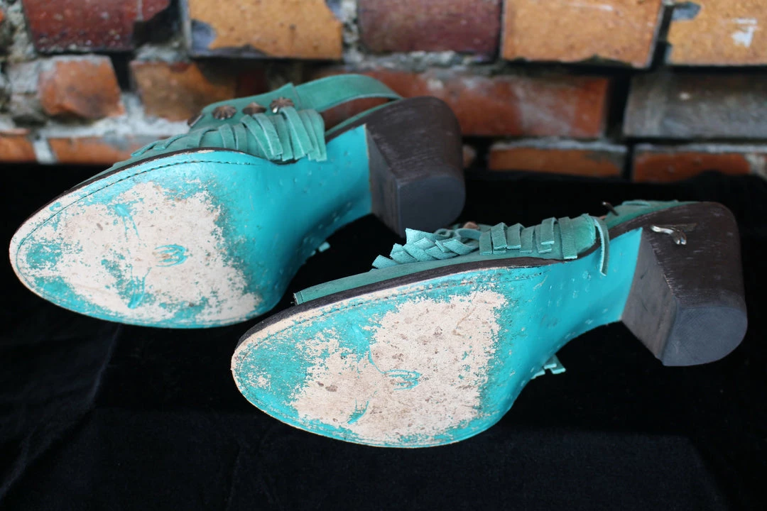 Coupon β€οΈ Lane π Boots TIFFIANY'S CLOSET Turquoise Low Heel Sandles β 5 Lane Boots TIFFIANY'S CLOSET Turquoise Low Heel Sandles