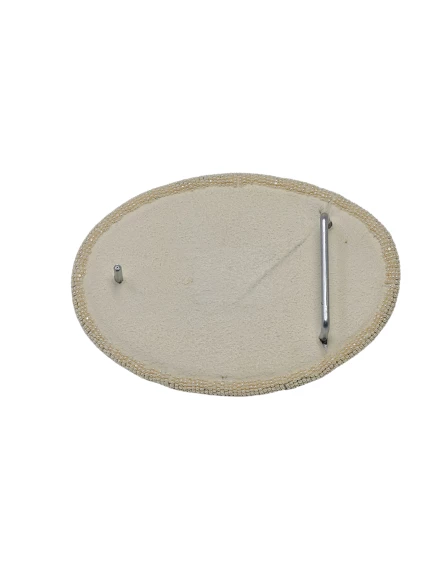 New ❤️ Tex’s Line XXX Large Oval Beaded Buckle With Cut Beads Accessories 🤩 4 Tex’s Line XXX Large Oval Beaded Buckle With Cut Beads Accessories