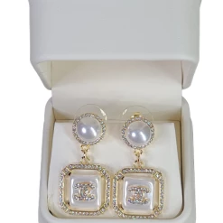The Sparkling Spur The Charlie Pearl & Diamond Earrings Jewelry