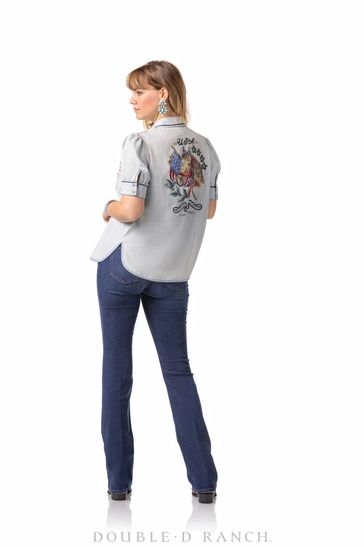 Best deal ✨ Double D Ranch - Traveling Show Collection Freedom Rider Top ⌛ 3 Double D Ranch - Traveling Show Collection Freedom Rider Top