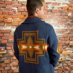 Pendleton Blue Buttes Harding Cotton Cardigan Men's Sweaters/Cardigans