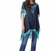 Discount π Double D Ranch - Jewelry Junket Collection Turquoise World Poncho Ponchos & Dusters β 2 Double D Ranch - Jewelry Junket Collection Turquoise World Poncho Ponchos & Dusters
