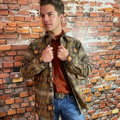 Outlet ๐ Pendleton Jacquard CPO Wool Shirt Jacket โ 12 Pendleton Jacquard CPO Wool Shirt Jacket