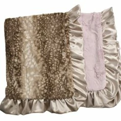 The Sparkling Spur Dusty Pink Fawn Blanket