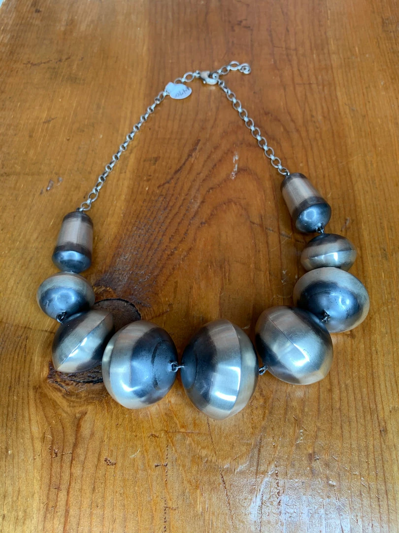 Best reviews of โญ Peyote Bird Designs Mega Silver Bead Necklace Jewelry ๐ 6 Peyote Bird Designs Mega Silver Bead Necklace Jewelry