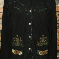 Double D Ranch Wear TIFFIANY'S CLOSET Suede Jacket With Fringe