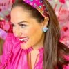 Deals π Brianna Cannon Hot Pink Silk Floral Headband With Hand-Sewn Crystals π₯ 1 Brianna Cannon Hot Pink Silk Floral Headband With Hand-Sewn Crystals