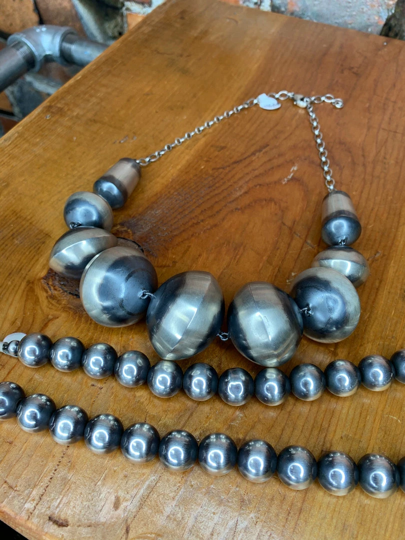 Best reviews of โญ Peyote Bird Designs Mega Silver Bead Necklace Jewelry ๐ 7 Peyote Bird Designs Mega Silver Bead Necklace Jewelry