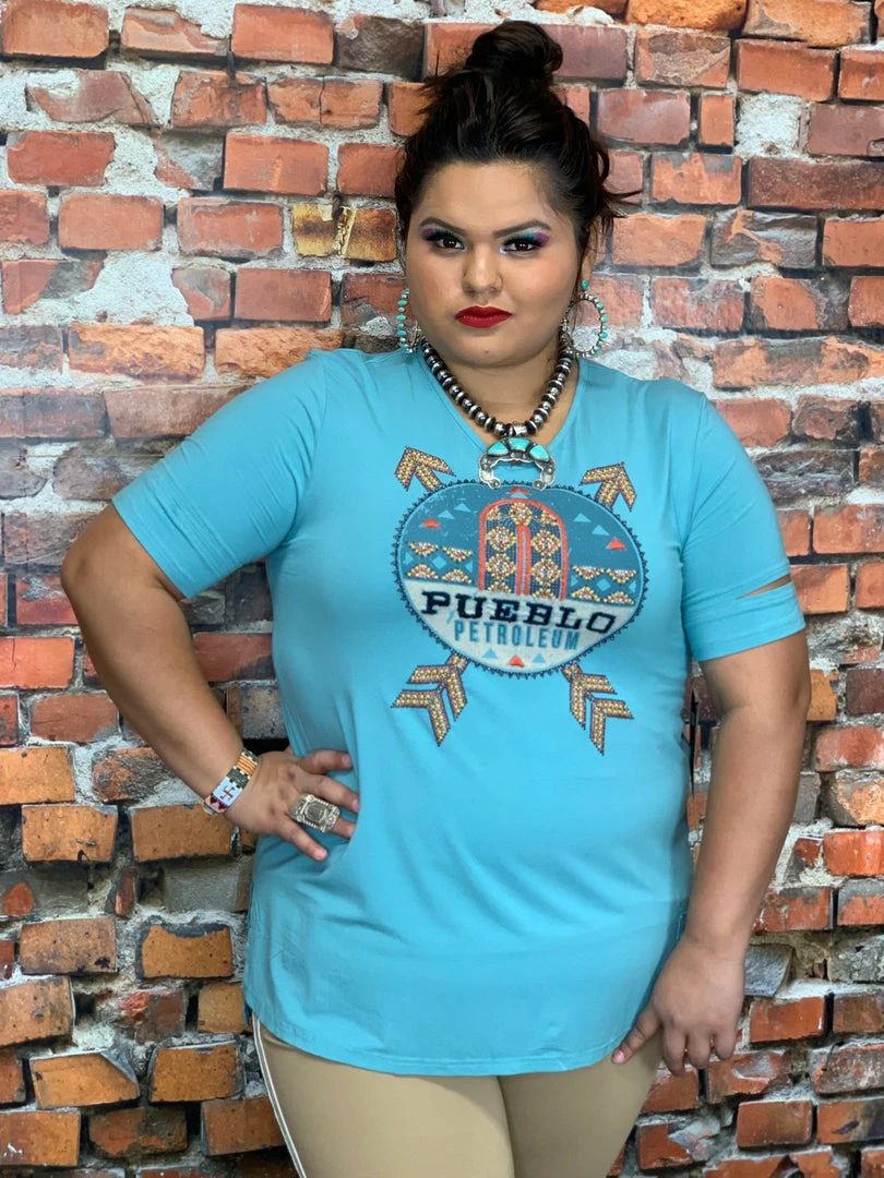 Discount 😀 Double D Ranch Wear Pueblo Petroleum Top Tops 🌟 4 Double D Ranch Wear Pueblo Petroleum Top Tops