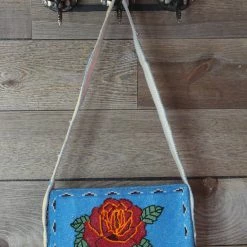 The Sparkling Spur Beautiful Beaded Rose Handbag TIFFIANY'S CLOSET