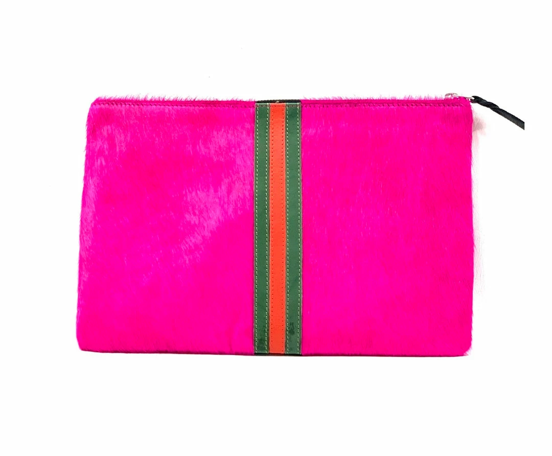Best reviews of β Parker & Hyde New Arrivals Hot Pink Stripe Clutch π 3 Parker & Hyde New Arrivals Hot Pink Stripe Clutch
