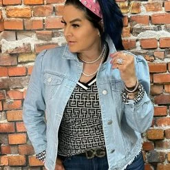 The Sparkling Spur Jackets The Broken Heart Jean Jacket