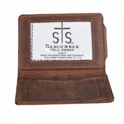The Sparkling Spur Store 36 Tex’s Line Foreman Leather Money Clip Accessories
