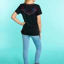 Double D Ranch Wear Tops Born In The USA Tee