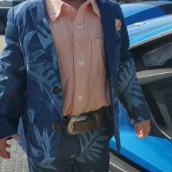 The Sparkling Spur Kids Of A King Tropical Palms Sports Jacket