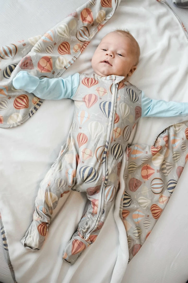 Cheap 🔔 The Sparkling Spur Kids Of A King Hot Air Balloon Zip Footie 🧨 3 The Sparkling Spur Kids Of A King Hot Air Balloon Zip Footie