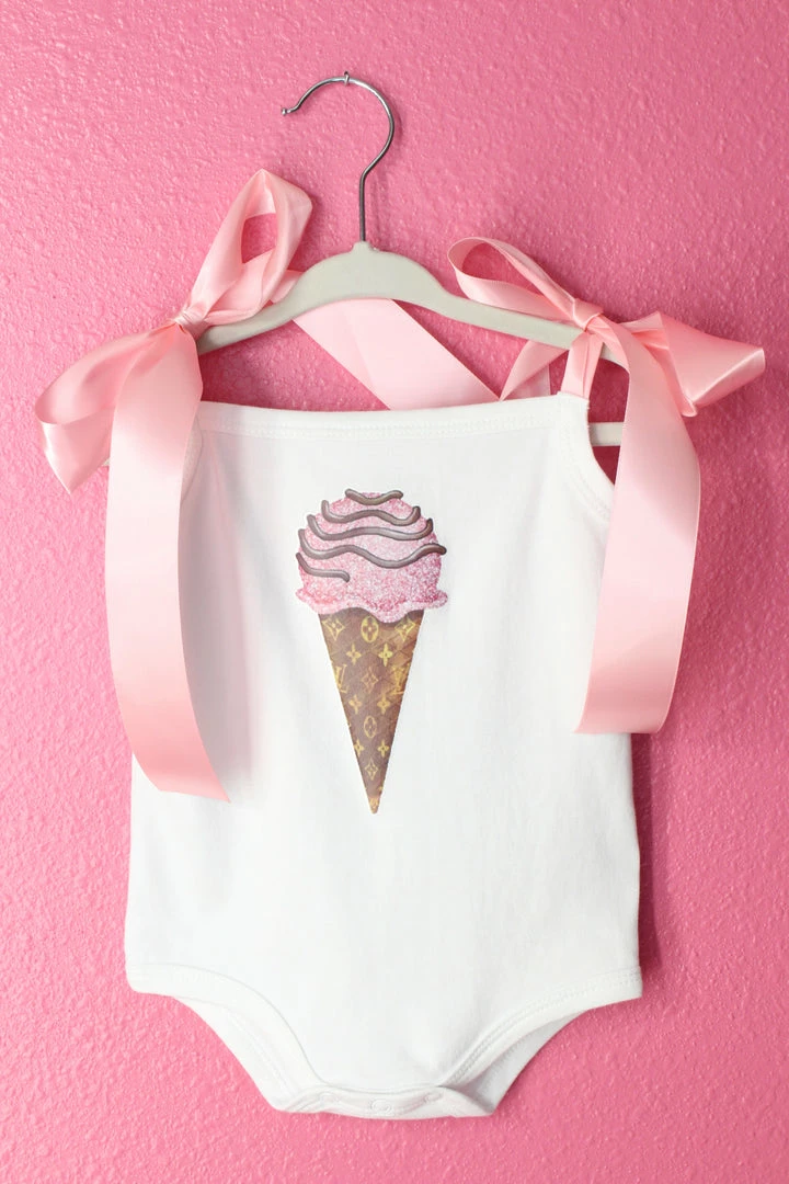 Cheap โ๏ธ The Sparkling Spur Kids Of A King Ice Cream Cone Onesie ๐ 5 The Sparkling Spur Kids Of A King Ice Cream Cone Onesie