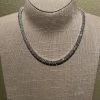 The Sparkling Spur Jewelry 16" Silver Tennis Necklace