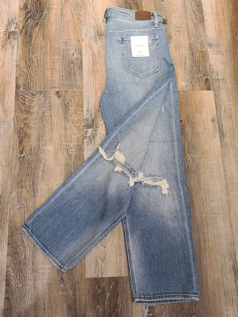 Buy โค๏ธ Hidden New Arrivals Zoey Basic Button Fly Mom Jeans ๐ 6 Hidden New Arrivals Zoey Basic Button Fly Mom Jeans