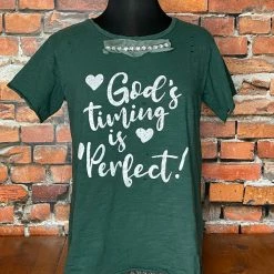 A Rare Bird Tops GODβS Timing Is PERFECT Tee