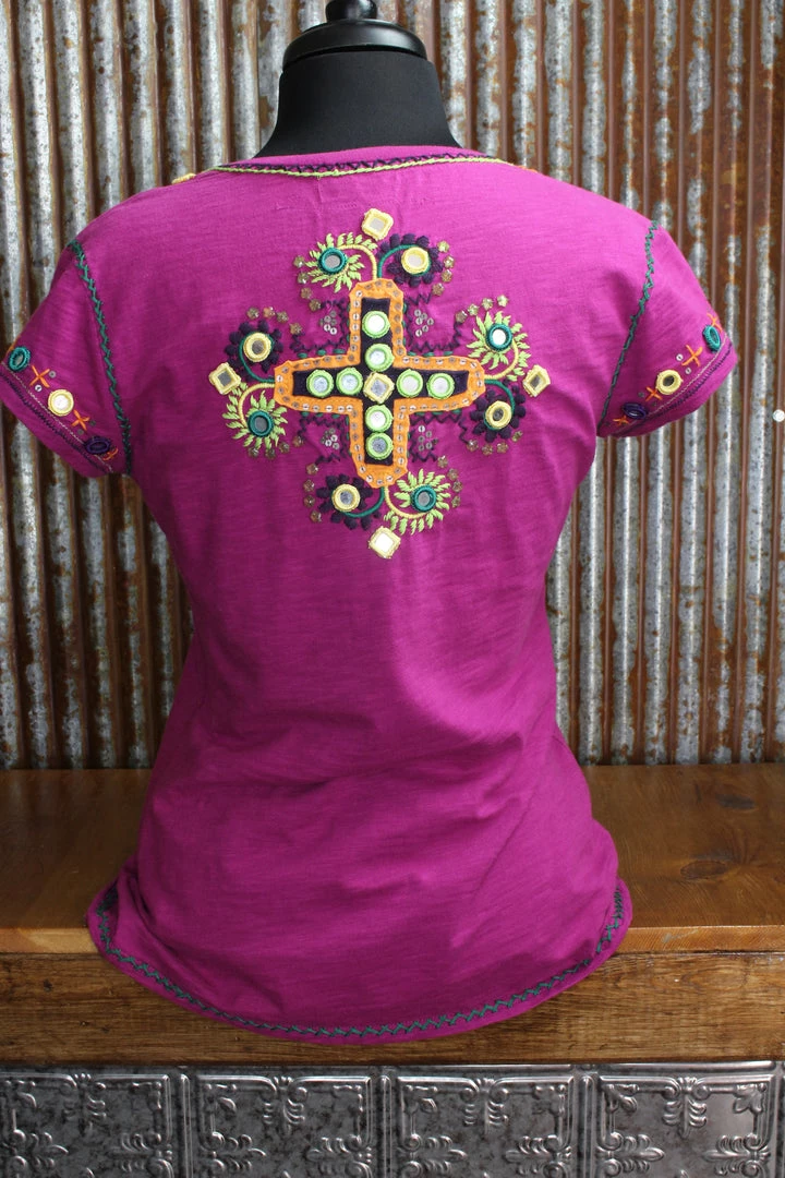 Best reviews of β¨ Double D Ranch Wear Fun In Fuchsia Mirror Tee π€© 4 Double D Ranch Wear Fun In Fuchsia Mirror Tee