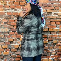 Teton Trade Cloth Elias Not Afraid - Satin Scarf Geometric Hats/Headbands/Scarves/Gloves