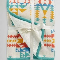 Pendleton Home Goods Pilot Rock Sherpa Stroller Blanket