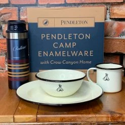 Pendleton Camp Enamelware Dishes Home Goods