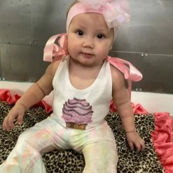 Cheap โ๏ธ The Sparkling Spur Kids Of A King Ice Cream Cone Onesie ๐ 16 The Sparkling Spur Kids Of A King Ice Cream Cone Onesie