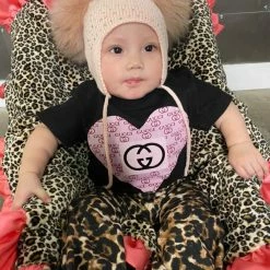 The Sparkling Spur Kids Of A King Lil Miss Laura’s Leopard Bell Bottoms