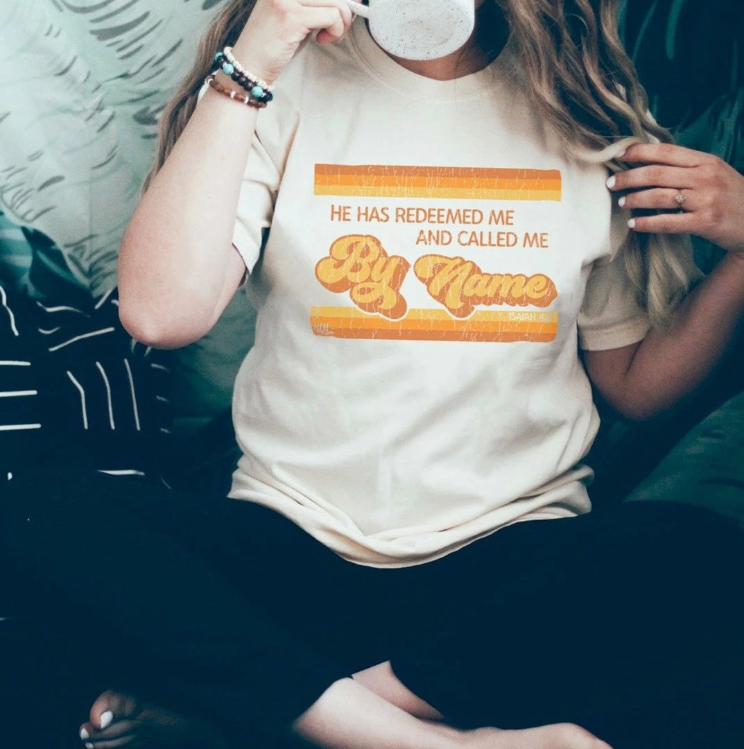 Discount π€© NEVER LOSE HOPE DESIGNS He Has Redeemed Me And Called Me By Name Tops β¨ 3 NEVER LOSE HOPE DESIGNS He Has Redeemed Me And Called Me By Name Tops