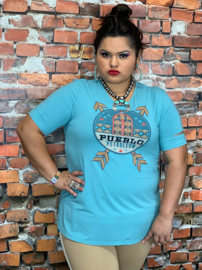 Discount 😀 Double D Ranch Wear Pueblo Petroleum Top Tops 🌟 5 Double D Ranch Wear Pueblo Petroleum Top Tops