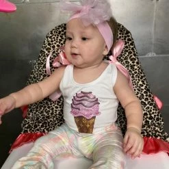 Cheap โ๏ธ The Sparkling Spur Kids Of A King Ice Cream Cone Onesie ๐ 17 The Sparkling Spur Kids Of A King Ice Cream Cone Onesie