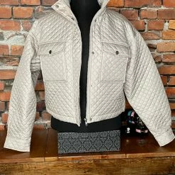 The Sparkling Spur Cropped Quilted Jacket Jackets