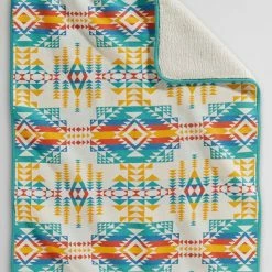 Pendleton Home Goods Pilot Rock Sherpa Stroller Blanket