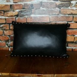 Tex’s Line Black Leather With Silver Studs