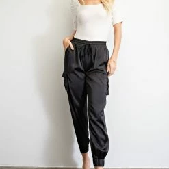 The Sparkling Spur Satin Jogging Pants
