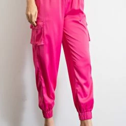The Sparkling Spur Satin Jogging Pants